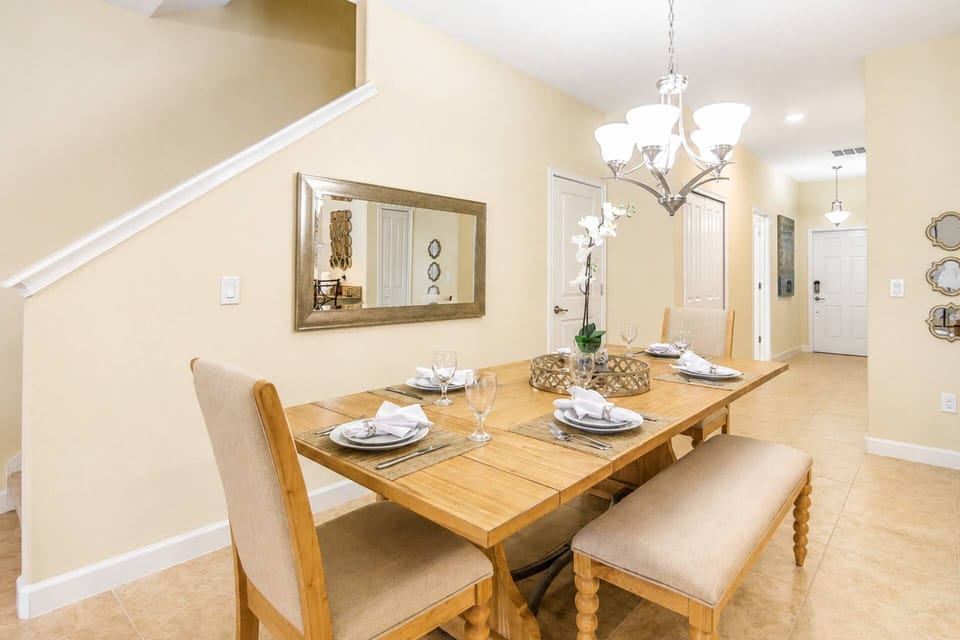 Elegant Dining area with seating for 6