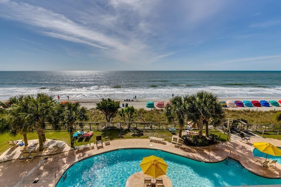 Pool and ocean views