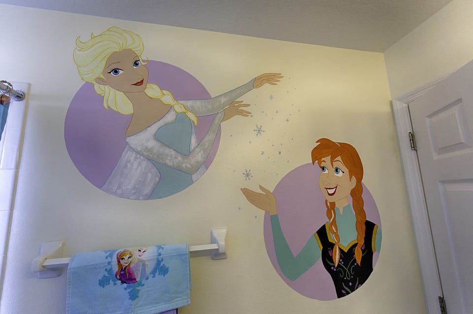 Frozen Theme Bathroom