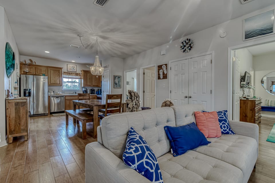 Open & Spacious - This large and open space includes the living, dining and kitchen areas and is perfect for entertaining everyone in your group.
