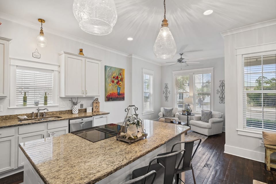 Sunny Day - Seagrove Beach - First Floor - Kitchen Area