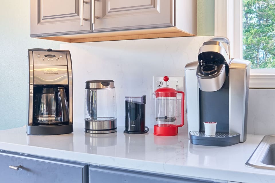 Coffee Bar: Your first cup on your first morning is on us!