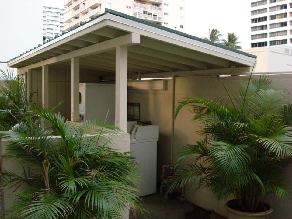 Laundry Area with Washer and Dryer Open From 5p to 10p