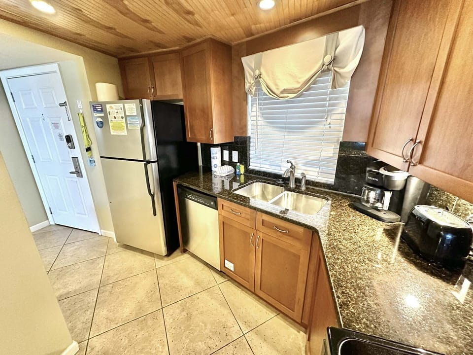 Fully stocked kitchen