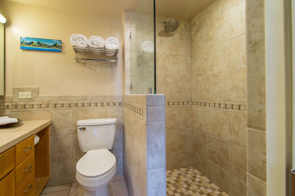 With glass partition