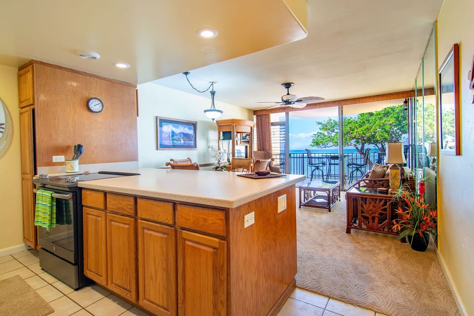 Ocean views and breezes from the minute you walk in the front door