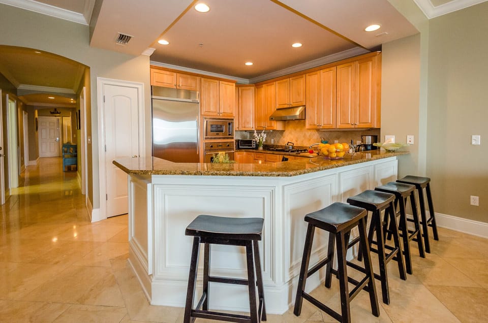 Kitchen with Bar Seating