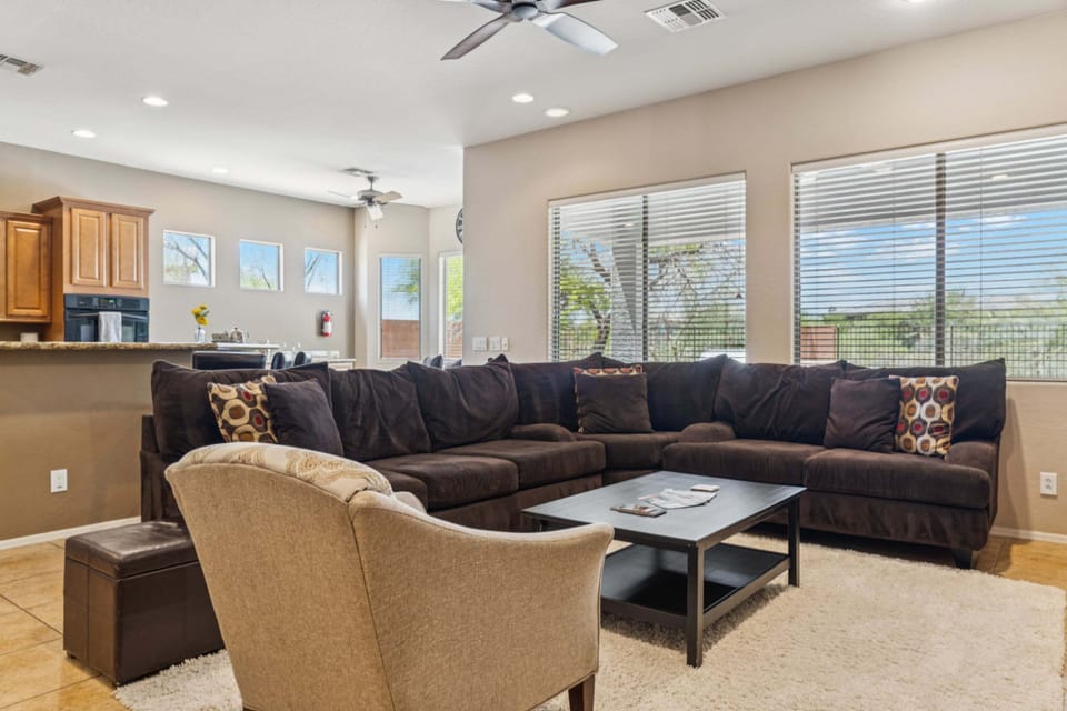 Big Comfy Couch to enjoy movie nights!