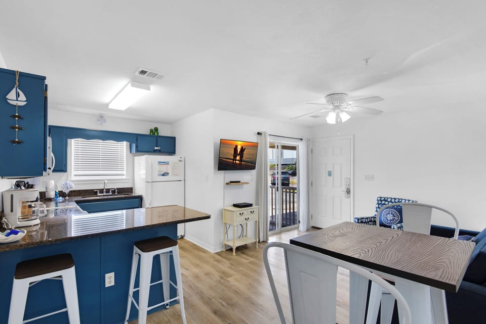Dining and kitchen