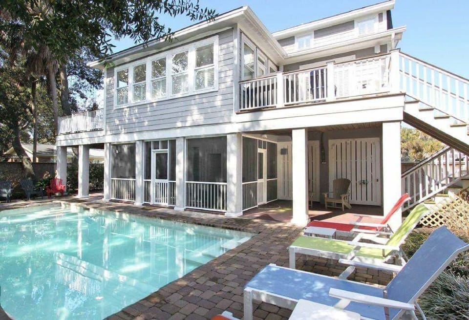 Large family home with private pool