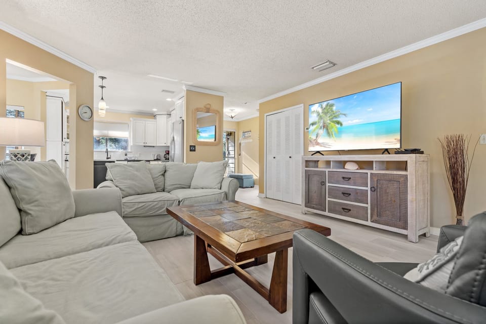 Living Area with Smart TV