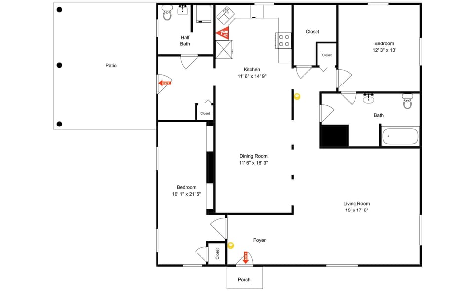 Bikini Bottom - Floor Plan