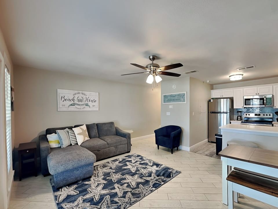 Living Area - Queen Sleeper Sofa