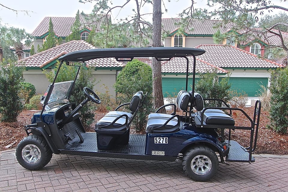 6 passenger Golf Cart included!