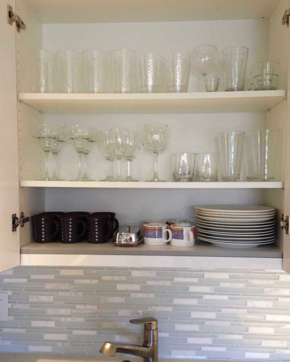 Well Equipped Kitchen With BBQ Platters and Utensils