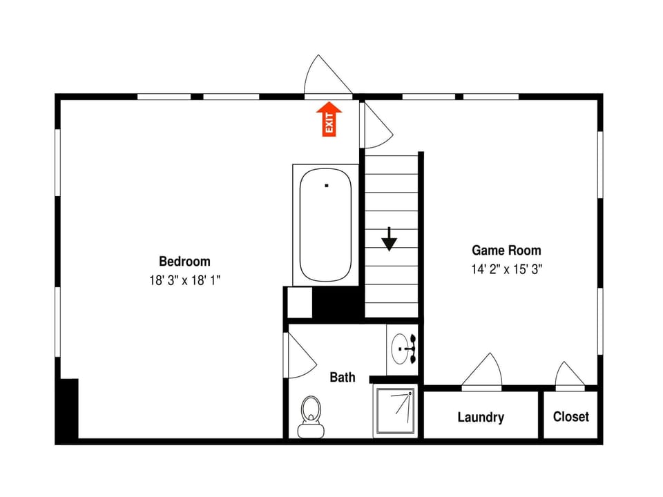 Life's Escape Floor Plan - Basement