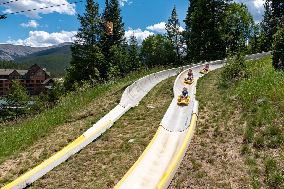 Ride the alpine slide
