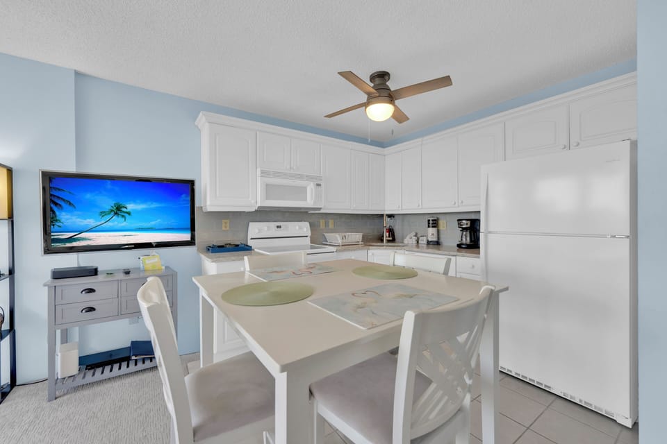 Enjoy TV in your weekly rental at Estero Beach & Tennis Club 503C