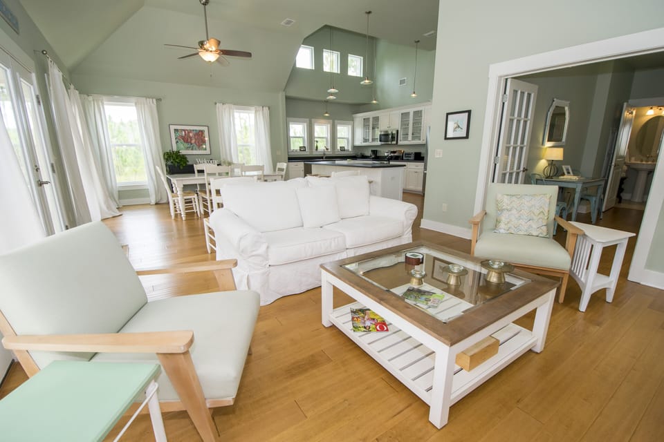 Living room- open floor plan concept