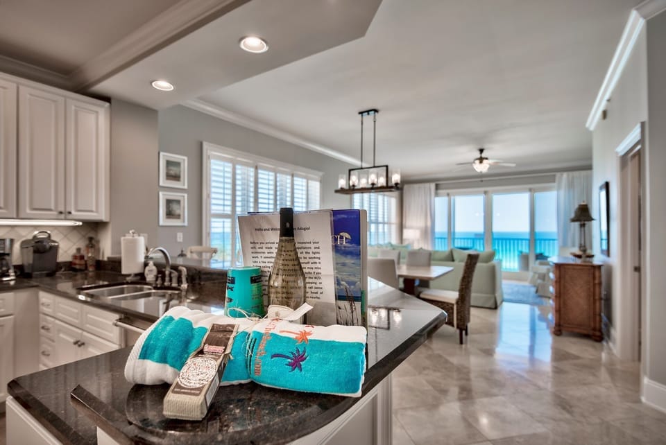Kitchen of Adagio A401 - Cook with a view!