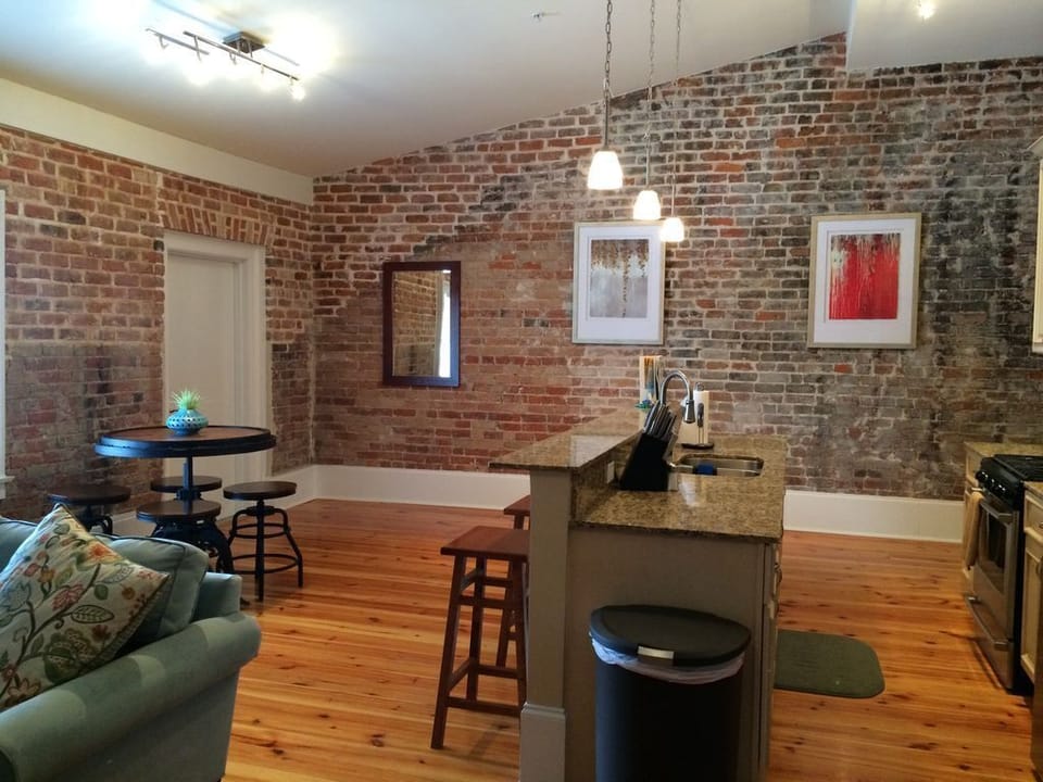 Open concept living / dining / kitchen