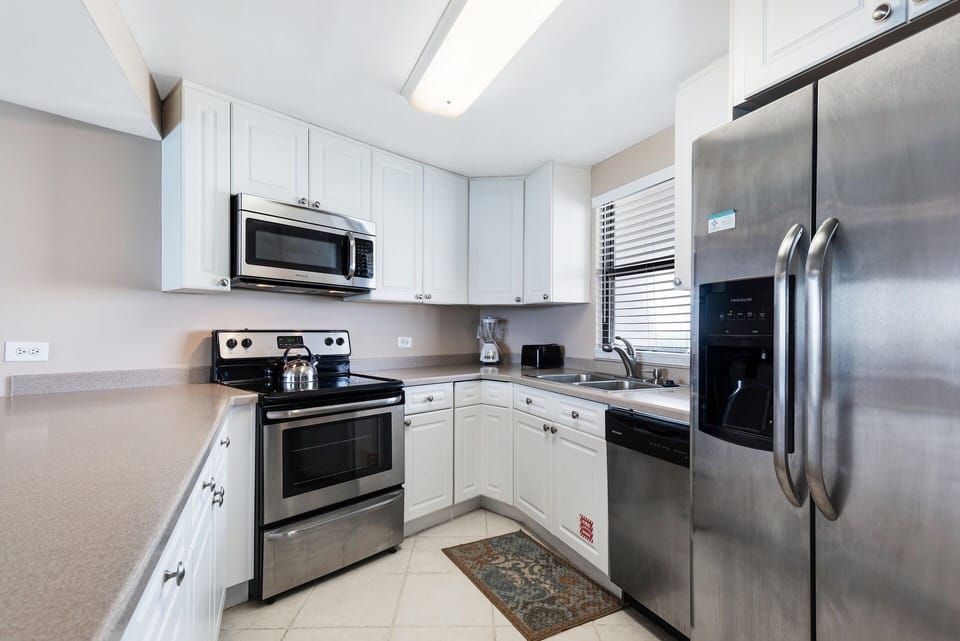 New stainless Kitchen appliances