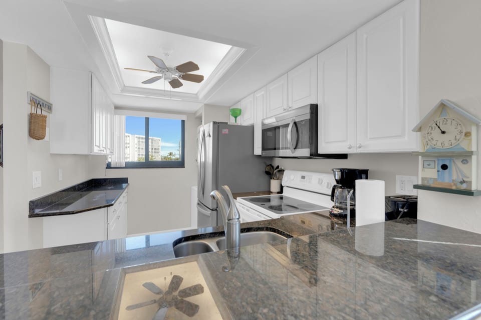 Kitchen at your weekly vacation rental on Fort Myers Beach