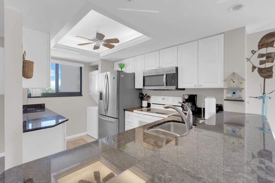 Prepare meals for you and your guest at Carlos Pointe 211 on Fort Myers Beach