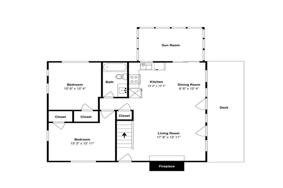 Mountain Charm Floor Plan, First Floor