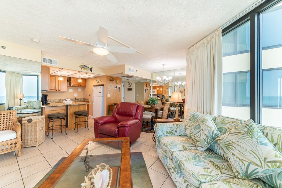Check out that ocean view from your great room.  You can see it from every room in this gorgeous open floor plan beachfront property.