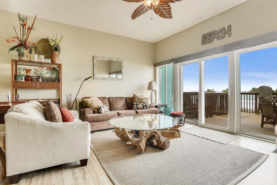 Gulf Front Living Area