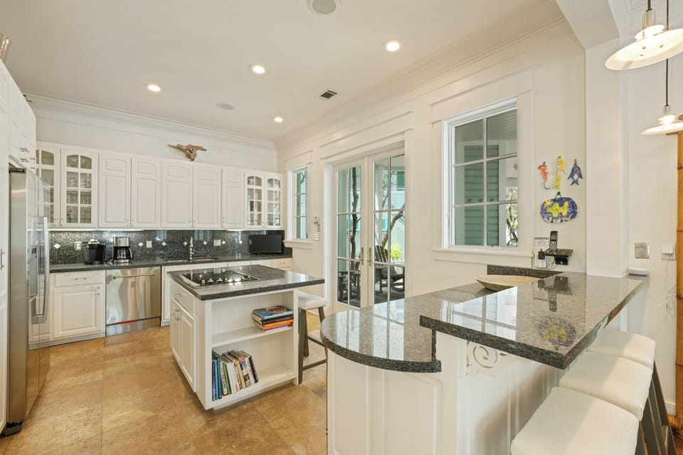 GENEROUS, FULLY EQUIPPED KITCHEN ON FIRST LEVEL