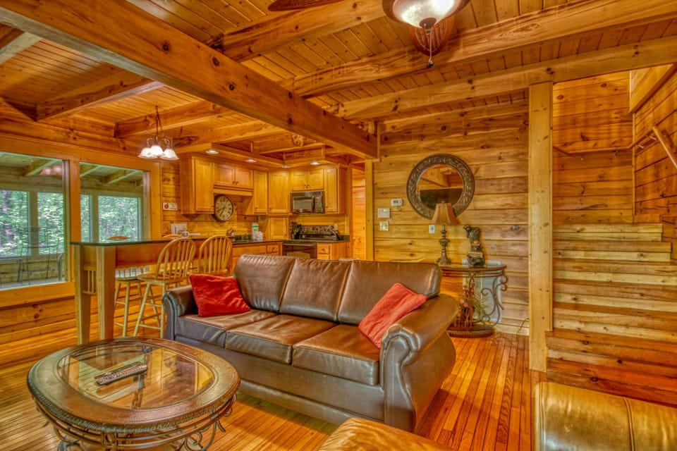 How about a nice evening in this beautiful cabin.