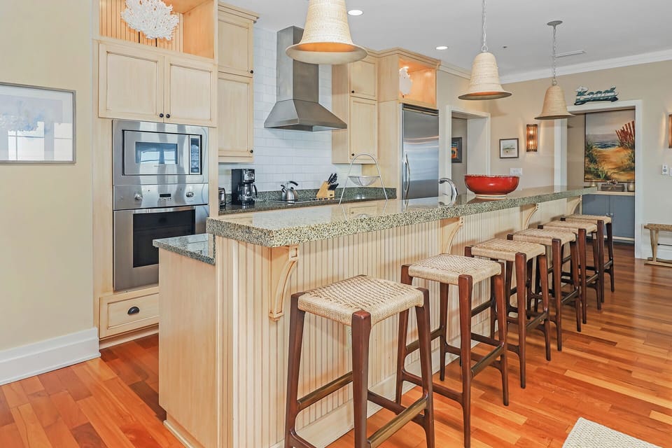 WaterHouse 401 - Seacrest Beach - Kitchen Bar Area
