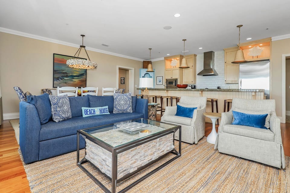 WaterHouse 401 - Seacrest Beach - Living Area