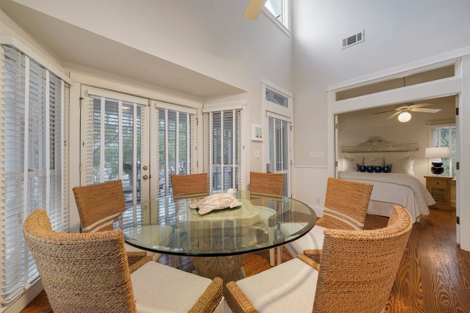 DINING TABLE FOR 6 ADJACENT TO LIVING & PORCH