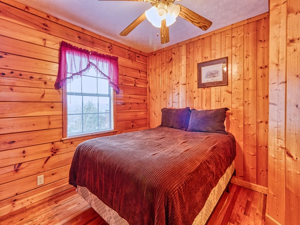 Fifth Bedroom - Queen Bed, TV - Second Floor