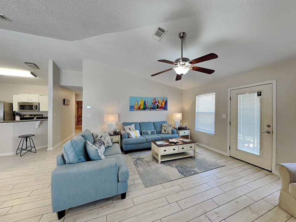 Living Area - Queen Sleeper Sofa