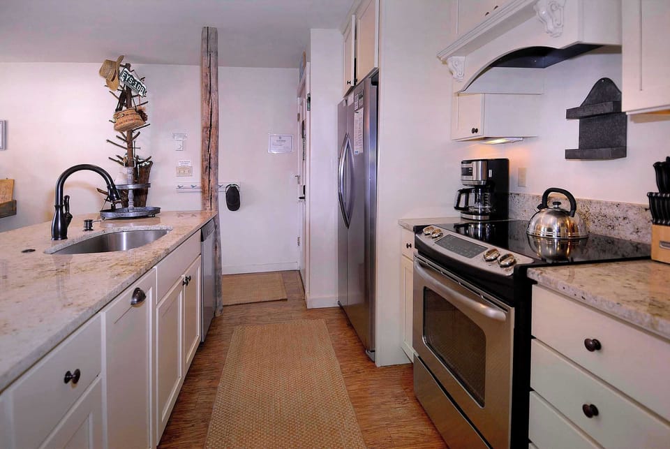 Galley style kitchen