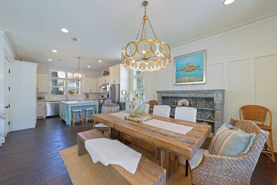Driftwood - Seagrove 30A - dining Room & Kitchen
