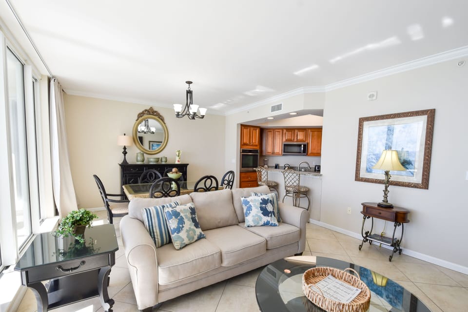 Silver Beach Towers West 1203- Living Area