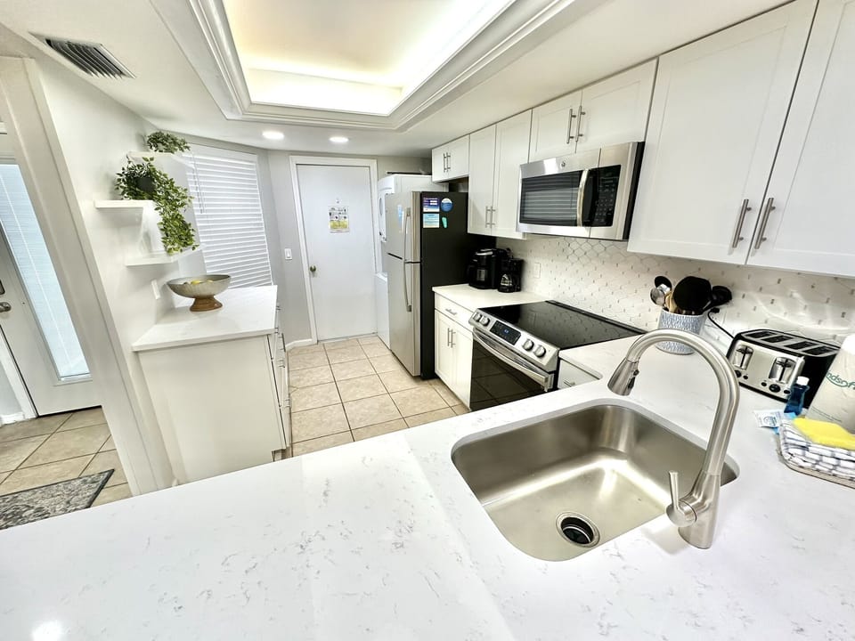 Fully stocked kitchen