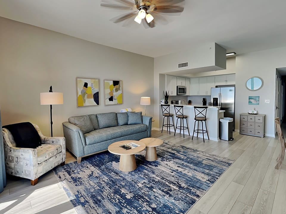 Living Area - Queen Sleeper Sofa