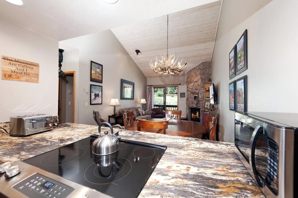 Kitchen overlook into Main Living Space