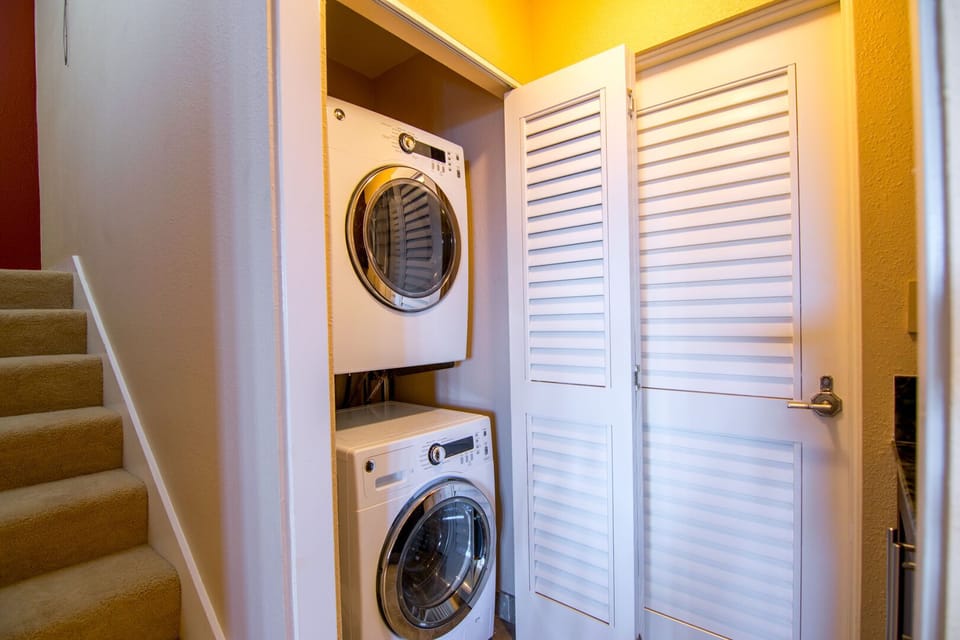 Washer and dryer in villa for your use