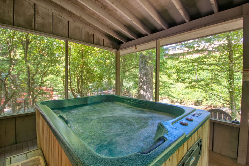 Listen to the River from your hot tub