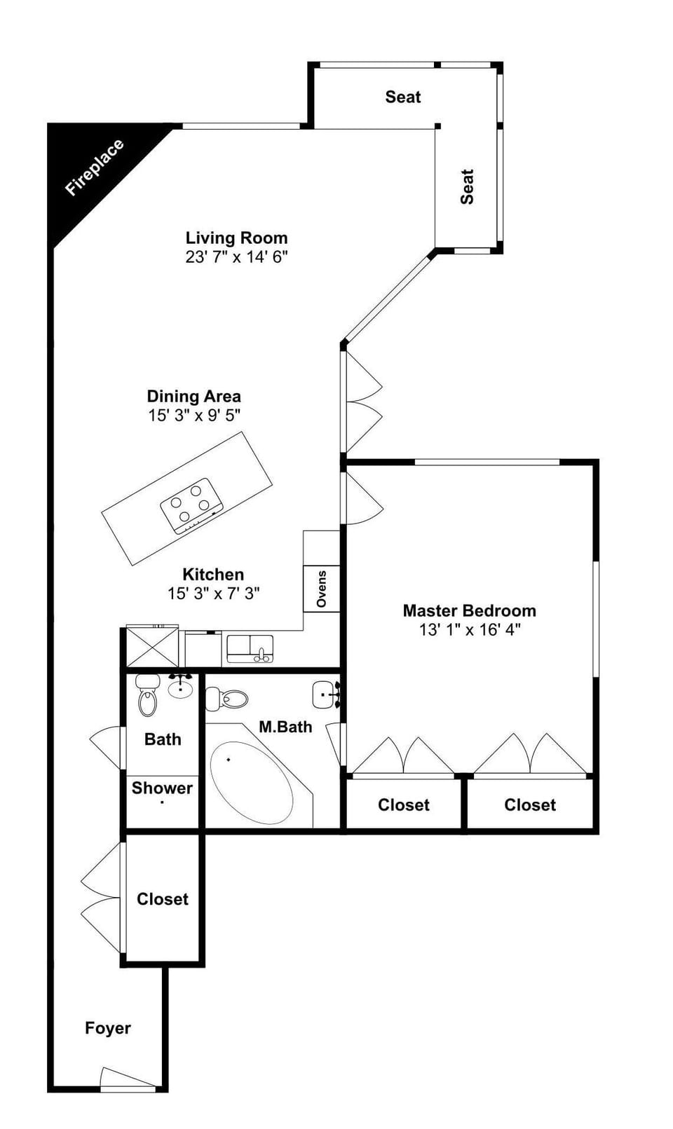 Review the thoughtful floor plan showcasing your spacious living areas, well-appointed kitchen, and comfortable master suite with dual closets.