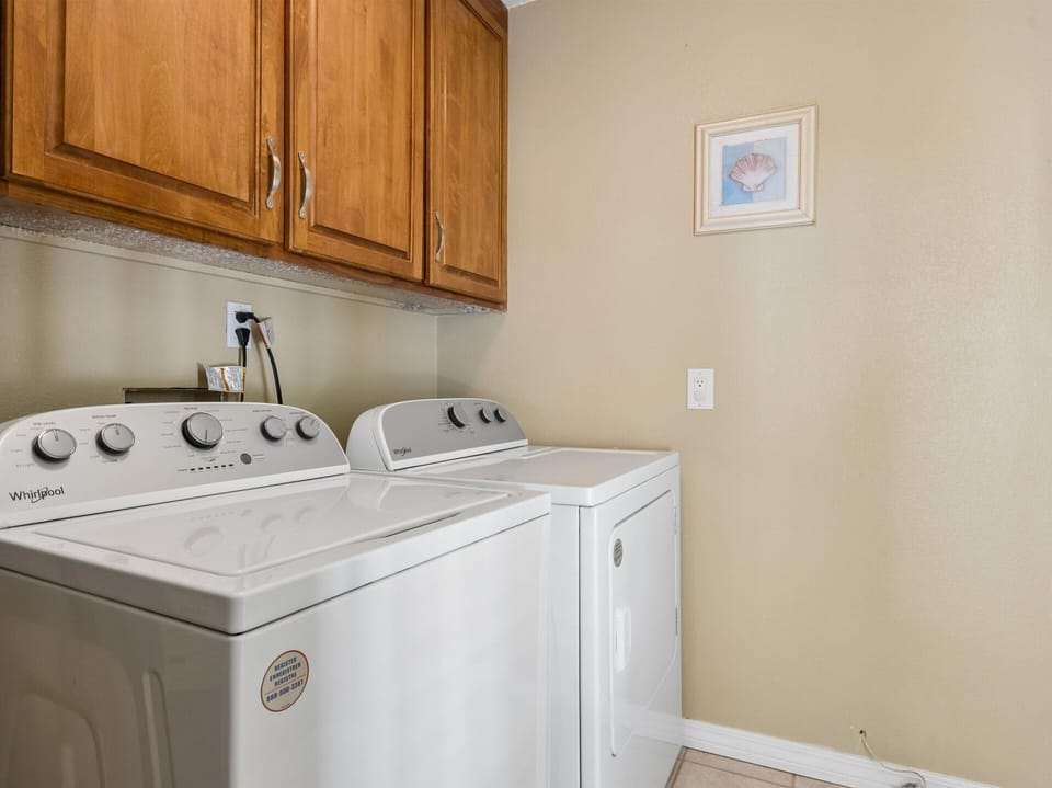 Laundry Area - Washer and Dryer