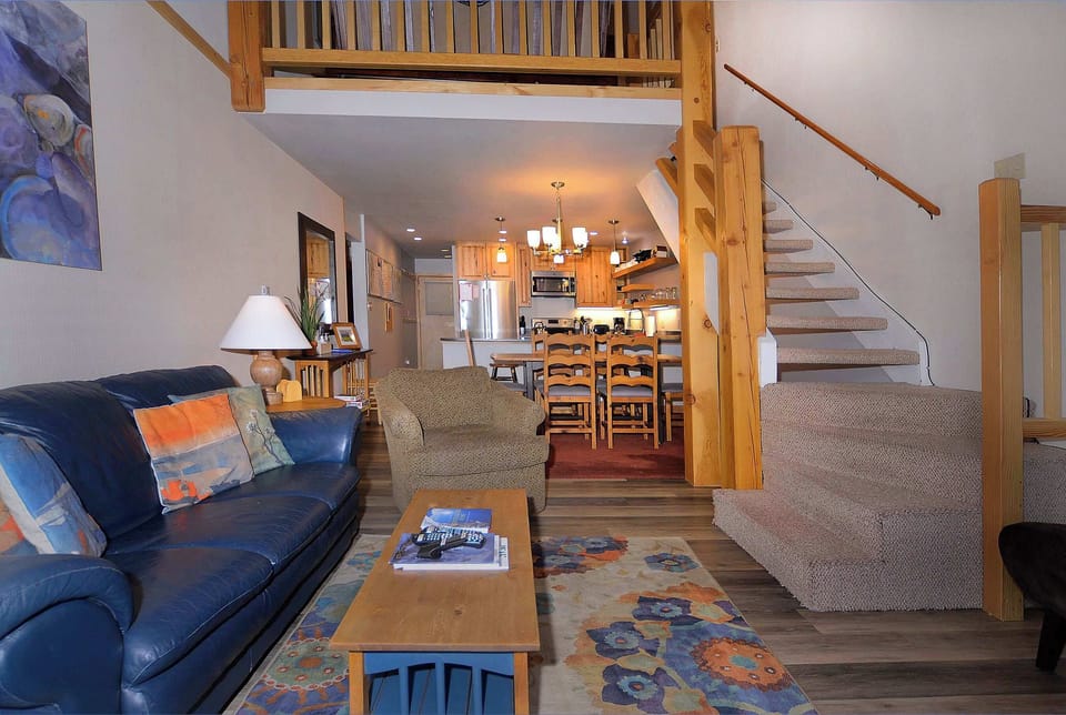 Open floor plan, stairs to 2nd floor