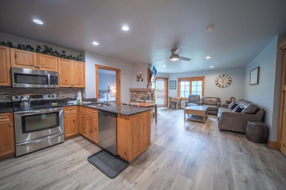 New wood flooring